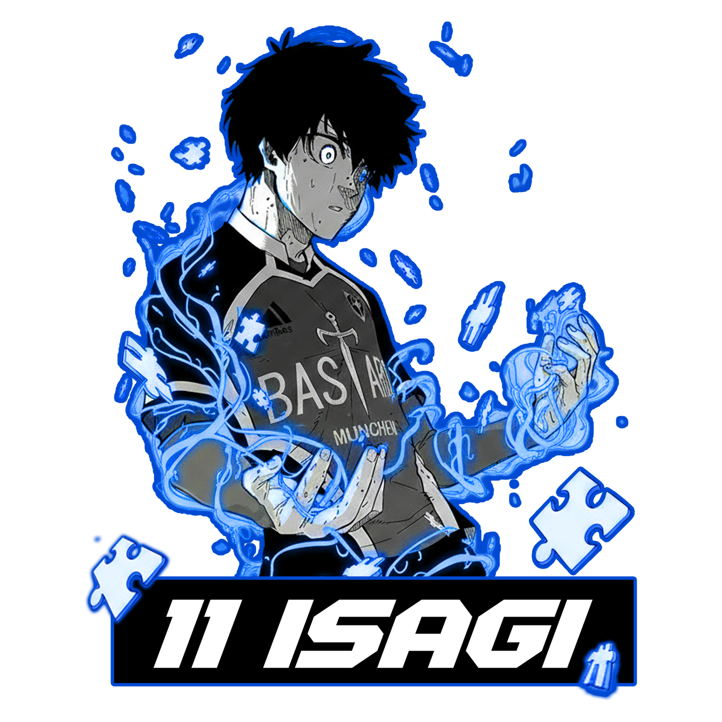 The Egoist Oversize TShirt ✕ Blue Lock ✕ İsagi Yoichi