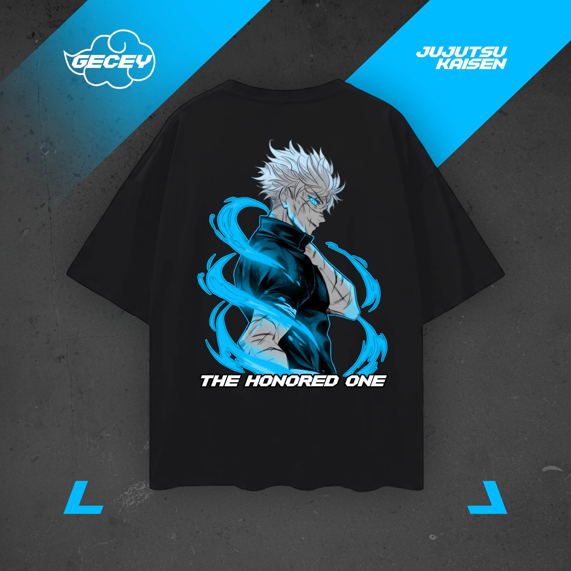 The Honored One Oversize Tshirt ✕ Jujutsu Kaisen ✕ Satoru Gojo