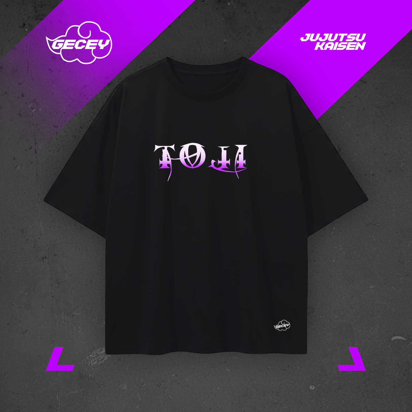 The One Who Left It All Behind Oversize Tshirt ✕ Jujutsu Kaisen ✕ Toji Fushiguro